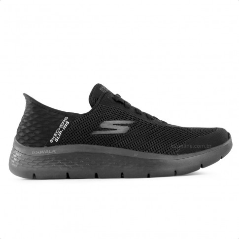 Tênis Skechers Go Walk Flex Hands Up Masculino Preto