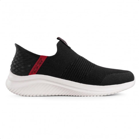 Tênis Skechers Ultra Flex 3.0 Viewpoint Masculino Preto / Vermelho