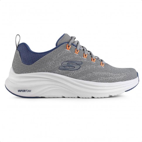 Tênis Skechers Vapor Foam Masculino Cinza / Marinho