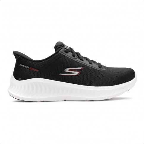 Tênis Skechers Go Walk Now Masculino Preto / Branco