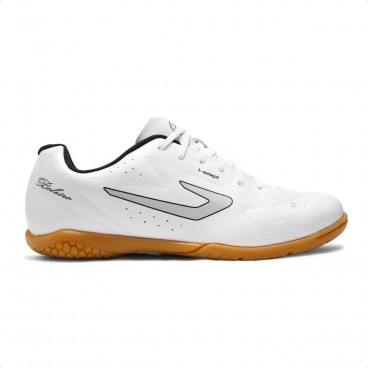 Chuteira Futsal Topper Boleiro VI Masculino Branco / Preto