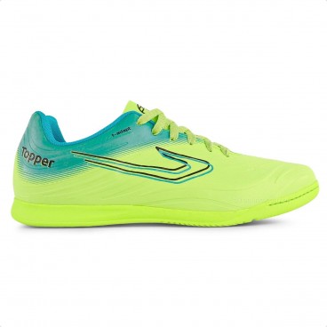 Chuteira Futsal Topper Forza III Unissex Verde Neon