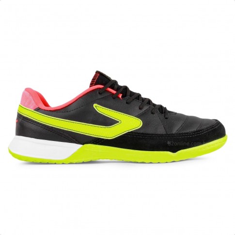 Chuteira Futsal Topper Titanium X Masculina Preto / Verde