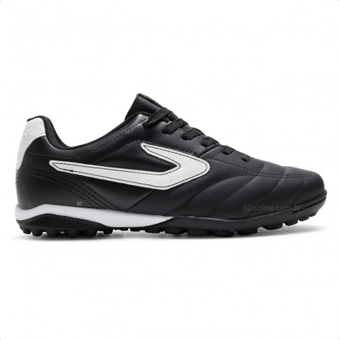 Chuteira Society Topper Furia II Masculino Preto / Branco