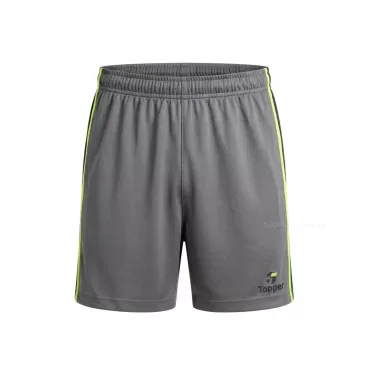 Calção Topper Futebol Dominator Novo Masculino Grafite / Preto