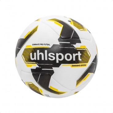 Bola Futsal  Uhlsport Dominate Pro Oficial Branco / Amarelo