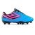 Chuteira Campo Umbro Action Jr Azul / Rosa