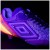 Chuteira Campo Umbro Adamant Master Class Pro Sg Masculina Roxo / Laranja