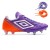 Chuteira Campo Umbro Adamant Master Class Pro Sg Masculina Roxo / Laranja