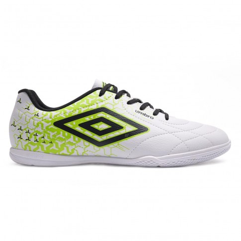 Chuteira Futsal Umbro Class Neo Masculina Branco / Verde