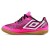 Chuteira Futsal Umbro Orbit Jr Infantil Rosa / Branco