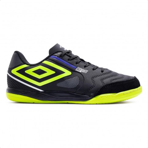 Chuteira Futsal Umbro Pro 5 Bump Club Masculina Preto / Verde