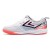 Chuteira Futsal Umbro Pro 5 Bump Masculina Branco / Coral
