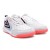 Chuteira Futsal Umbro Pro 5 Bump Masculina Branco / Coral