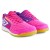 Chuteira Futsal Umbro Pro 5 Bump Masculina Rosa / Amarelo