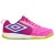 Chuteira Futsal Umbro Pro 5 Bump Masculina Rosa / Amarelo