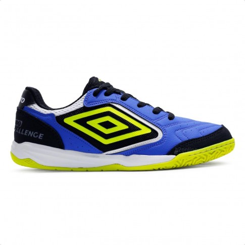 Chuteira Futsal Umbro Pro Challenge Uptake Masculina Azul / Preto