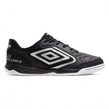 Chuteira Futsal Umbro Pro Challenge Uptake Masculina Preto / Branco