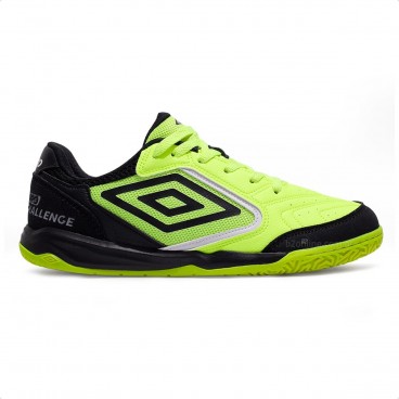Chuteira Futsal Umbro Pro Challenge Uptake Masculina Verde / Preto