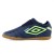 Chuteira Futsal Umbro Sense Kids Marinho / Verde