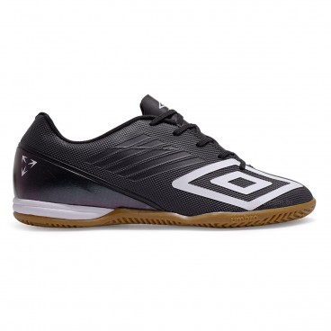 Chuteira Futsal Umbro Velocita Decimo Club Masculina Preto / Branco