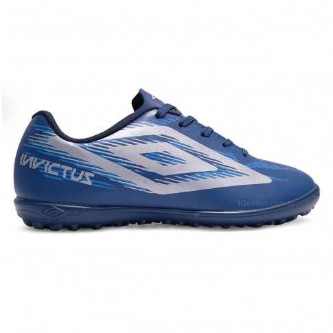 Chuteira Society Umbro Invictus Jr Azul / Cinza
