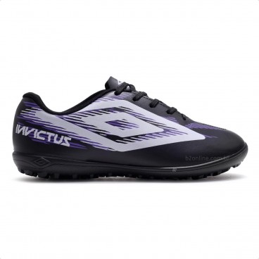 Chuteira Society Umbro Invictus Jr Preto / Branco