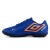 Chuteira Society Umbro Orbit Jr Infantil Azul / Laranja