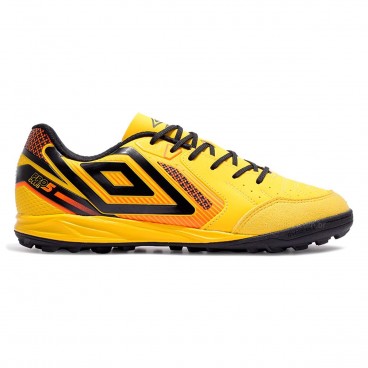 Chuteira Society Umbro Pro 5 Bump Club Unissex Amarelo / Preto