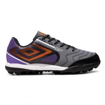 Chuteira Society Umbro Pro 5 Bump Masculina Grafite / Preto