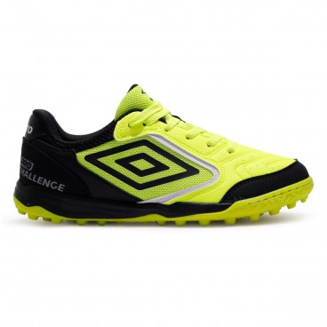 Chuteira Society Umbro Pro Challenge Uptake Masculina Preto / Verde