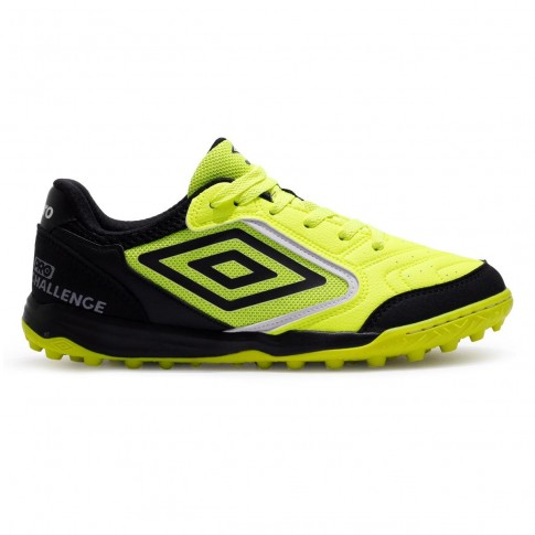 Chuteira Society Umbro Pro Challenge Uptake Masculina Preto / Verde