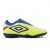 Chuteira Society Umbro Sense Kids Amarelo / Azul