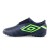 Chuteira Society Umbro Sense Kids Marinho / Verde