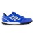 Chuteira Society Umbro X-Comfort Masculina Azul / Branco