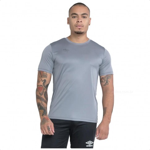 Camiseta Umbro Twr Striker Masculina Cinza