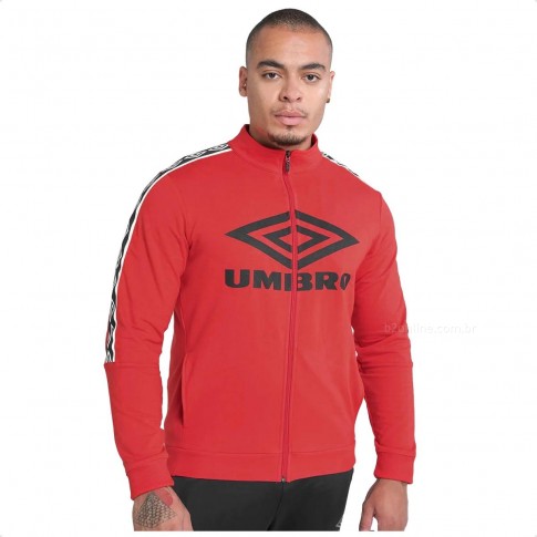 Jaqueta Umbro Large Diamond Club Masculina Vermelho / Preto