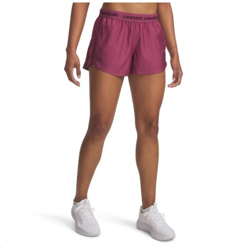 Shorts Under Armour Treino Tech Play Up Feminino Bordô