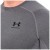 Camiseta Compressão Under Armour HG Masculina Chumbo / Preto