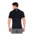 Camiseta Compressão Under Armour HG Masculina Preto / Branco