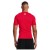 Camiseta Compressão Under Armour HG Masculina Vermelho / Branco