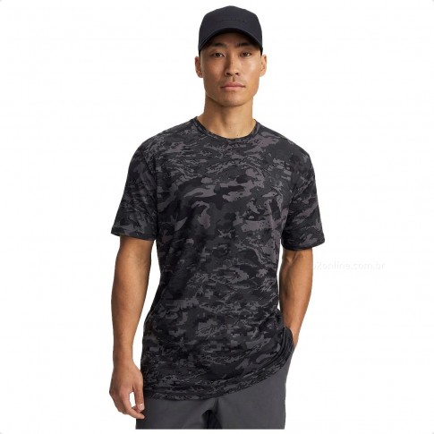 Camiseta Under Armour ABC Camo SportStyle Masculina Preto / Cinza