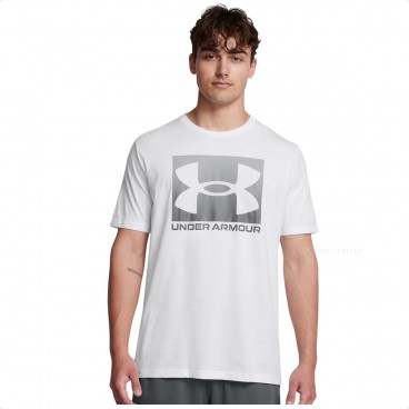 Camiseta Under Armour Boxed Sports Masculina Branco