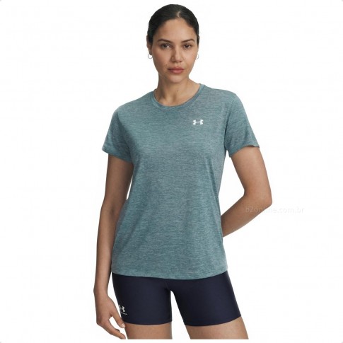Camiseta Under Armour Manga Curta Tech Feminina Verde