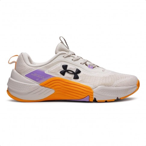 Tênis Under Armour Tribase Reps 2 SE Unissex Bege / Laranja