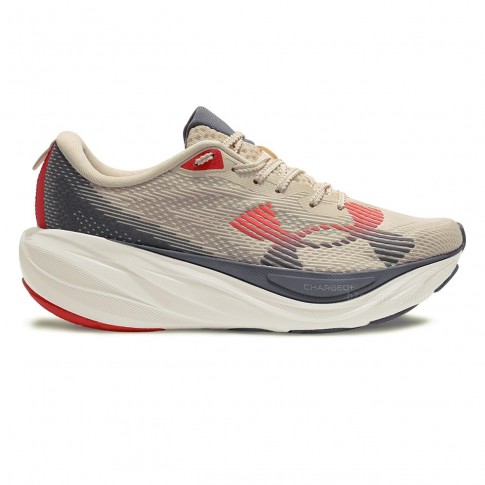 Tênis Under Armour Charged Nonstop Unissex Bege / Cinza