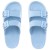 Chinelo Slide Usaflex Poofy Plataforma Feminino Azul Claro