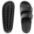 Chinelo Slide Usaflex Poofy Plataforma Feminino Preto / Preto