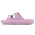 Chinelo Slide Usaflex Poofy Plataforma Feminino Rosa / Lilás