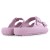 Chinelo Slide Usaflex Poofy Plataforma Feminino Rosa / Lilás